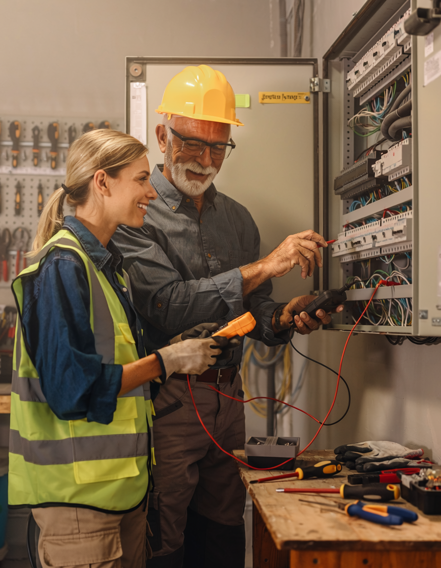 Infographic about career benefits at Down To Earth Electric